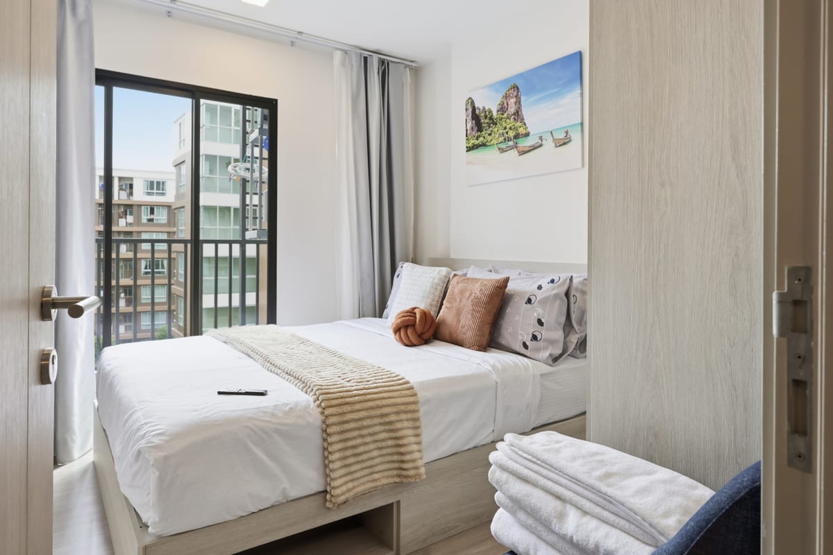 Dcondo Reef · 2 ห้องนอน พร้อมสระว่ายน้ำ 35 ม. และฟิตเนส Fit 360